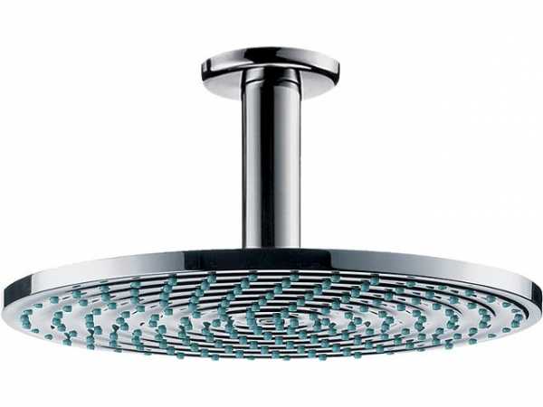 HANSGROHE Raindance AIR Regenbrause, chrom, Deckenanschluss D=240mm, mit Air-Injection-Technologie