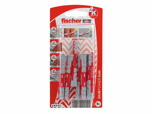 Fischer DuoPower 8x65, 537612, SB-Programm