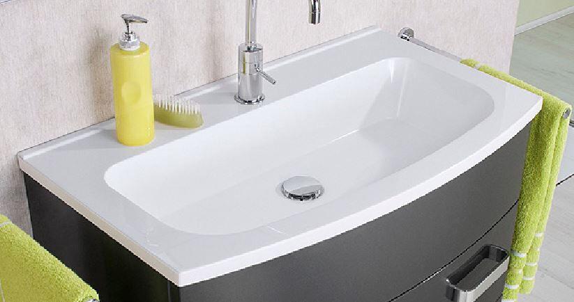 7230012 S2 Guss-Waschtisch, 80x2x47 cm, weiß 7230012 S2 Guss-Waschtisch, 80x2x47 cm, weiß