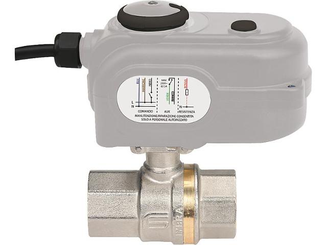 Motorisch gesteuerter Kugelhahn Lybra 24V AC 3/4' Motorisch gesteuerter Kugelhahn Lybra 24V AC 3/4'