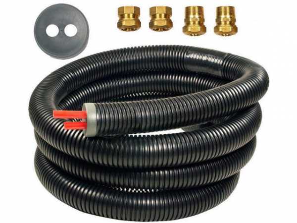 DIMPLEX 358650 HVL25-50 Heizwasserverbindungsleitung mit vorkonfektioniertem 90°-Bogen