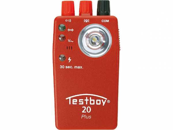 Testboy 20 Durchgangsprüfer optisch und akustisch (ohne Tasche) Spannungsfest bis 400V