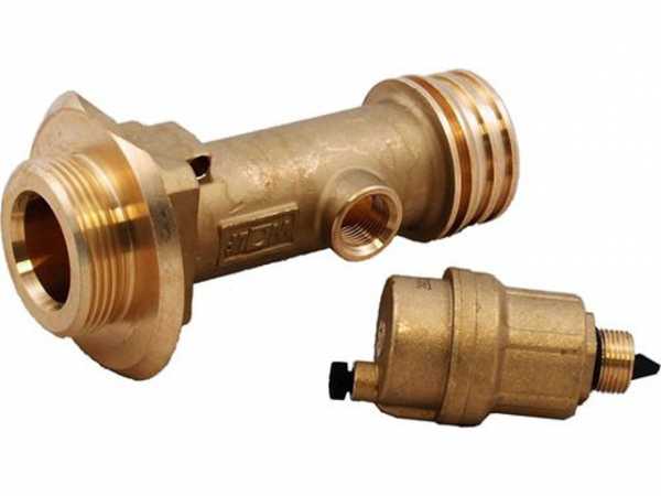 WOLF 8906771 Vorlaufrohr 1 1/2' mit Entleerung 6 bar