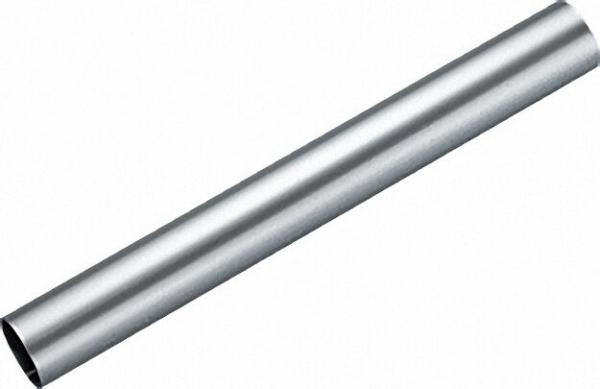 Schutzrohr geschlitzt Metalloptik Chrom seidenmatt Durchmesser außen:19mm-Länge:160mm