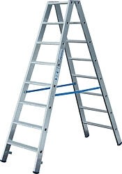 Stufen-DoppelLeiter Arbeitshöhe 4, 60 Standhöhe 2, 80 Lönge 3,04 Stufen 2x12