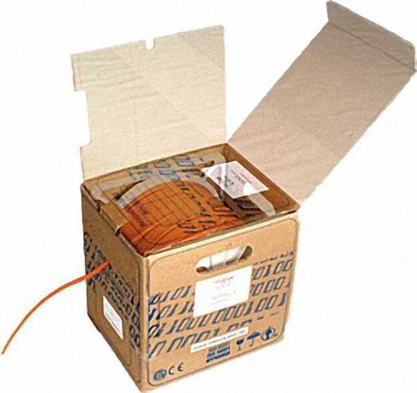 Datenleitung Duplex in Box a 100 Meter STO 2X4X2X AWG 23 PiMF FRNC OR