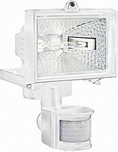 Außenleuchte 105 IP 44 mit Bewegungsmelder, 120 W Farbe: Weiß