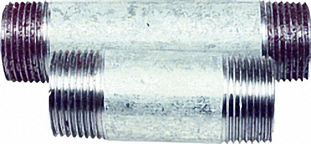 Rohrdoppelnippel, verzinkt 1 1/4'', 140mm AG/AG Rohrdoppelnippel, verzinkt 1 1/4'', 140mm AG/AG