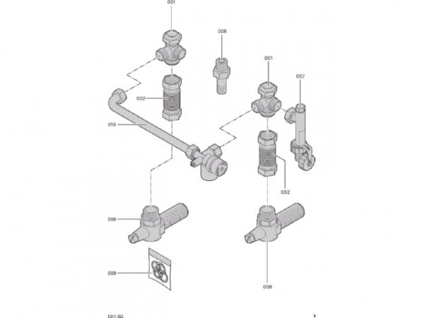VIESSMANN 7198428 Hydraulische Adapter für Ersatz von Pendola Gas-Kombiwasserheizer
