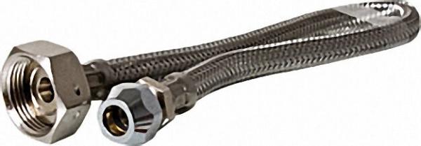 Zubehör-Waschtischzähler Flex. Metallschlauch 300mm mit Dichtung