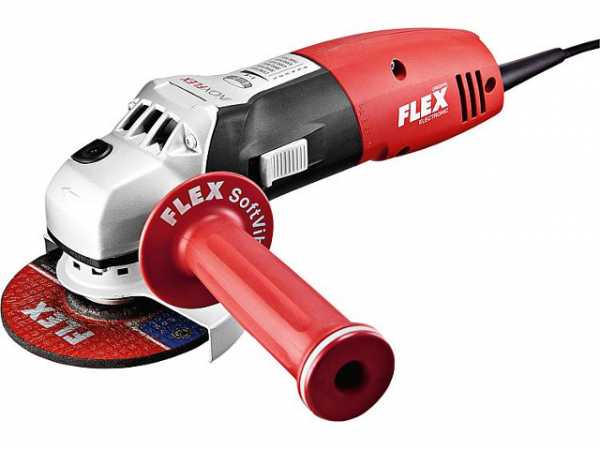 Winkelschleifer FLEX LE 14-7 125 INOX mit 1400 Watt und Spezialgetriebe