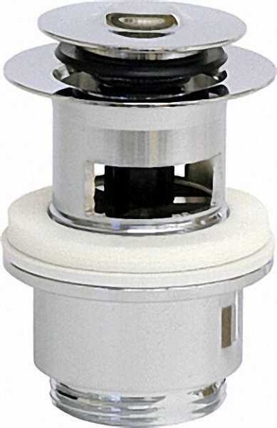 Schaftventil ''Klicker'' mit Überlauf und kl. Stopfen D 48mm x 1 1/4'' x 60mm