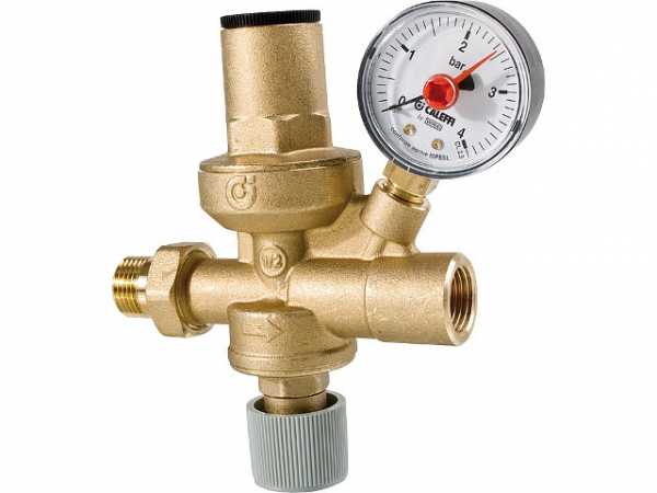 CALEFFI Füllarmatur Typ 553 Anschluss R 1/2" mit Manometer