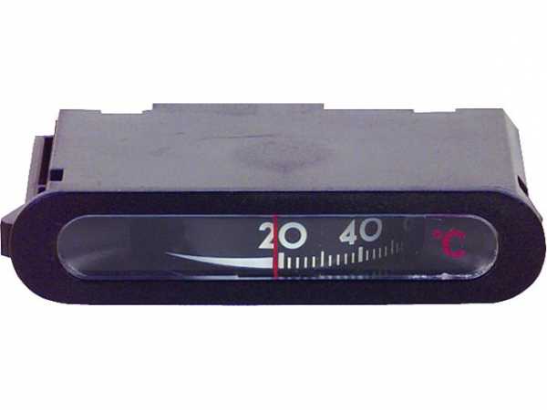 Fernthermometer Typ C/W 1,5m Kapillarrohr, 6,5mm Rundfühler Flachbauweise, waagrechte Skala