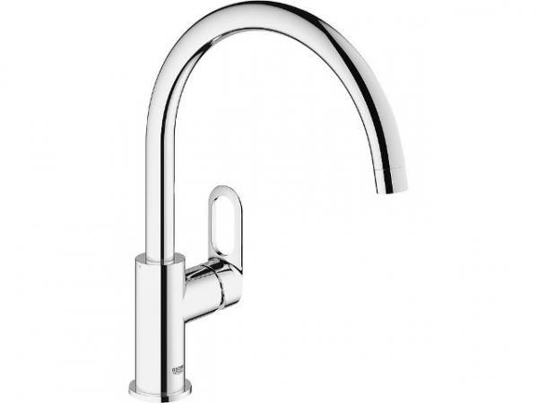 Spültischmischer Grohe Bauloop, verchromt, hohe Ausführung