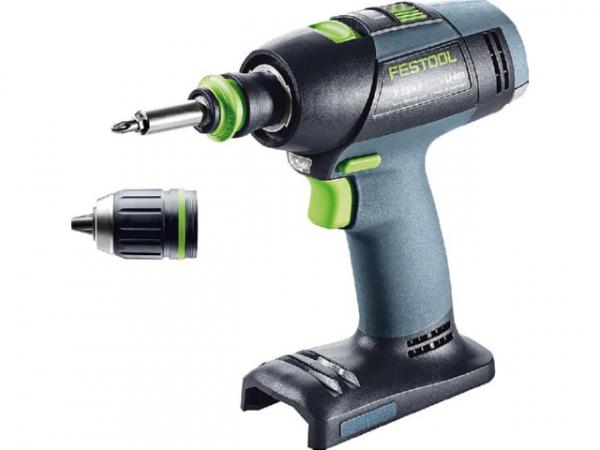 Akku-Bohrschrauber Festool 18V T 18+3 Basic ohne Akku und Ladegerät