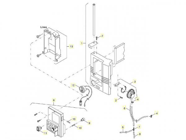 Buderus 7098784 Klemmsicherung f Druckluftschlauch GB112 a10Stück
