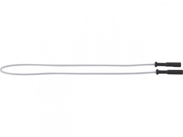Kabel für Zündtrafos Ausführung einerseits 6,3mm Stecker andererseits 4mm Stecker 500mm