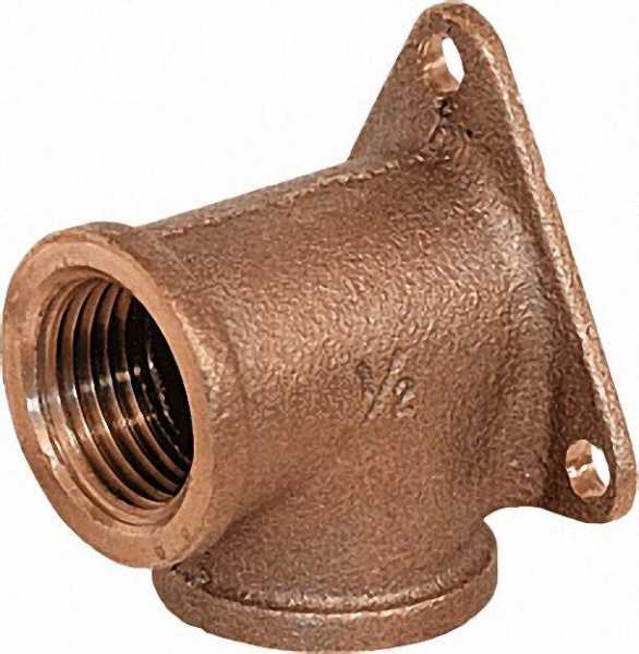 Rotguß-Gewindefitting Deckenwinkel Typ 3471 1/2''