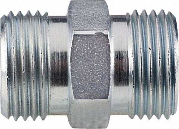 Doppelnippel bds. 3/8'' mit Innenkonus 60°