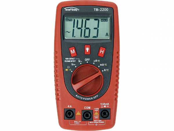 TESTBOY Digital Multimeter 2200 0-400V AC/DC