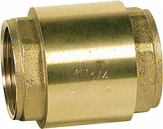 Rückschlagventil Messing beidseitig Innengewinde 1 1/4'' Rückschlagventil Messing beidseitig Innengewinde 1 1/4''