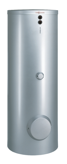 VIESSMANN Z013674 Vitocell 100-B CVBB, mit 2 Heizw., 300 Liter Speicherinhalt, vitosilber