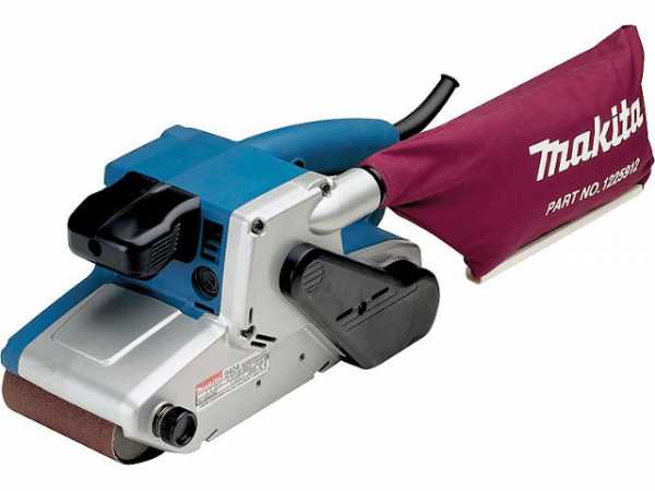 Bandschleifer MAKITA 9404J mit 1010 Watt, Bandbreite 100 mm