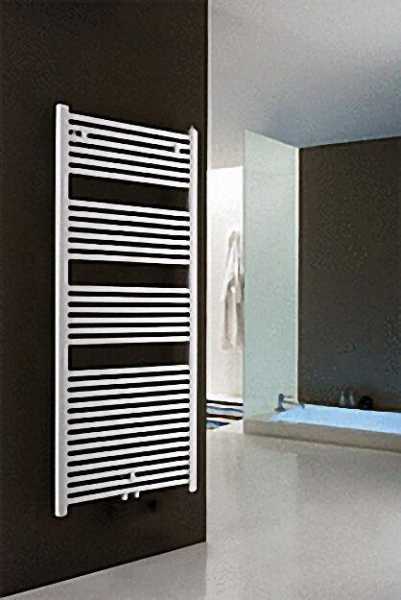 Badheizkörper mit Mittelanschluss, Größe: 1250x460mm, Farbe: weiß