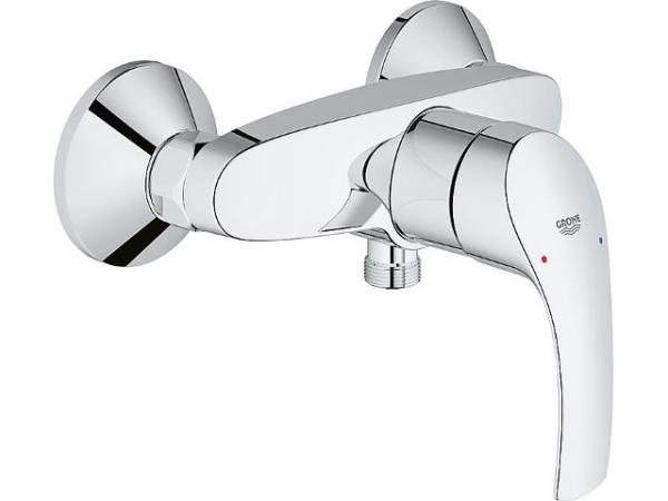 Einhebel Brausemischer Grohe Eurosmart, Wandmontage, chrom, Eigensicher