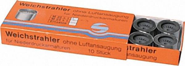 Weichstrahlregler-Niederdruck ohne Prüfür IG M22X1 mit Gummidichtung mit Zahnkranz VPE 10 Stück
