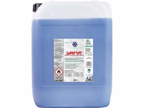 SANIT Scheibenfrostschutz- konzentrat, bis -60°C, 20 L Kanister
