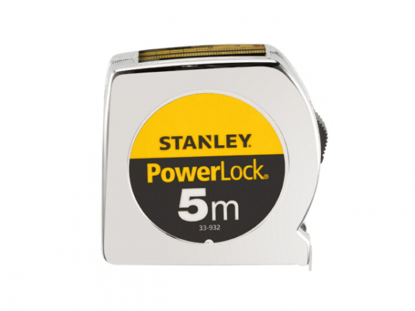 Stanley Bandmaß Powerlock Kunststoff 5m/19mm 0-33-932