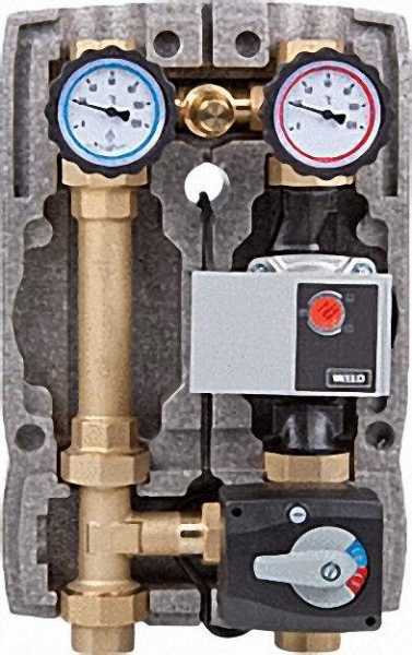 EVENES Heizkreisset Easyflow DN25 mit Überströmventil, 3-Wege-Mischer, Stellmotor, Yonos Para RS25/6