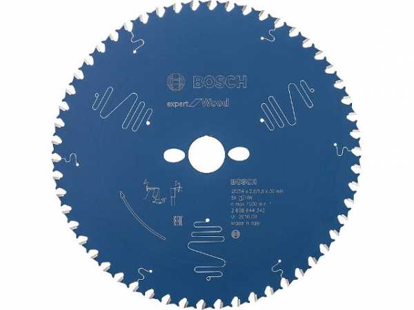 Kreissägeblätter BOSCH D=254x30mm 54 Zähne zum Sägen in Holz