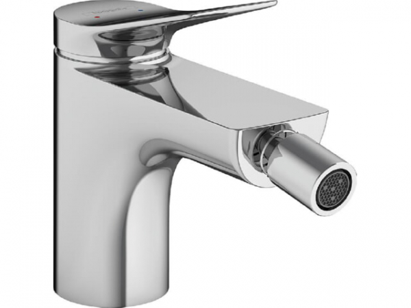 Bidetmischer Hansgrohe Vivenis mit Zugstangen-Ablaufgarnitur chrom