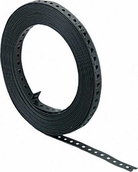 Lochband kunststoffummantelt Breite 19mm Rolle mit 10m