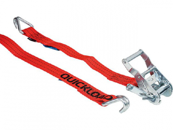 Profi Spanngurt 35 mm 1000 kg 6,0 m zweiteilig DIN EN12195-2 rot