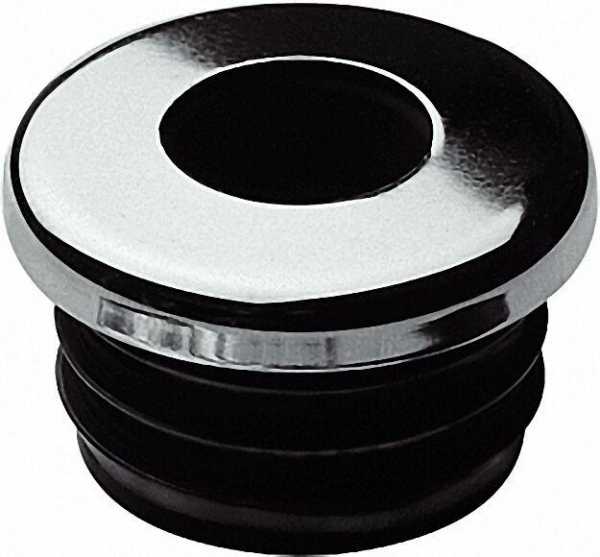 VILLEROY & BOCH Urinalverbinder für Einlocheinlauf (Standard) Gummi schwarz mit Rosette 18,5mm Durch