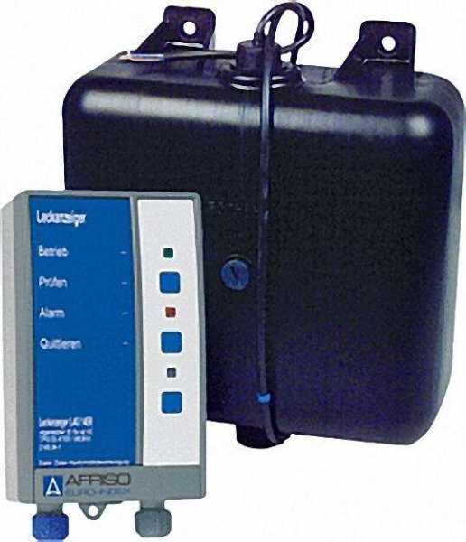 AFRISO Leckanzeigegerät-LAG 14 ER mit Relais für zusätzl. Warneinrichtung mit Behälter (schwarz) eig