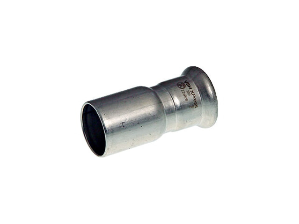 Buderus Logafix Edelstahl Reduziernippel V2A 108x76,1 M-Kontur EPDM O-Ring LBP-Funktion