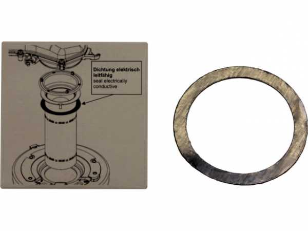 Wolf Graphitdichtung elekr. leitfähig 79,8x63,6x0,25