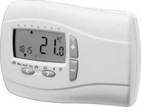 Logafix Funk-Uhrenraumthermostat FRTU digit. Anzeige, für Uhrzeit/Temperatur