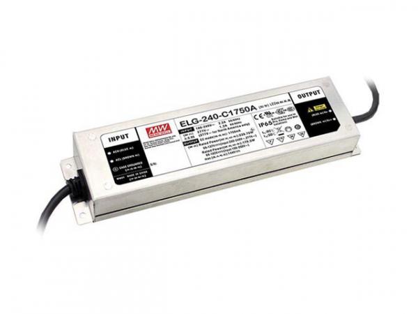 AC-DC SINGLE OUTPUT LED DRIVER WITH PFC - 3 WIRE INPUT - OUTPUT 24 VDC at 10A