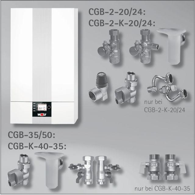 8613110C13 Paket Brennwerttherme CGB-50 Erdgas E 8613110C13 Paket Brennwerttherme CGB-50 Erdgas E