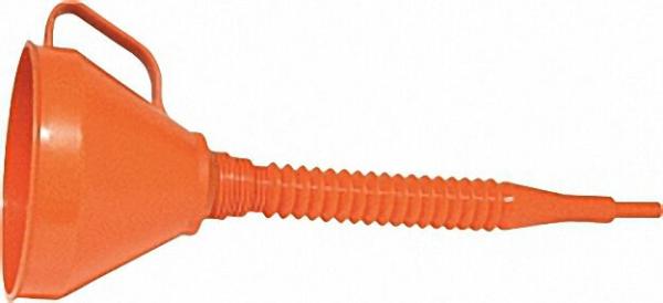 Hochleistungstrichter aus PE (Kunststoff mit Sieb) 200mm Durchmesser mit flexiblem Auslauf