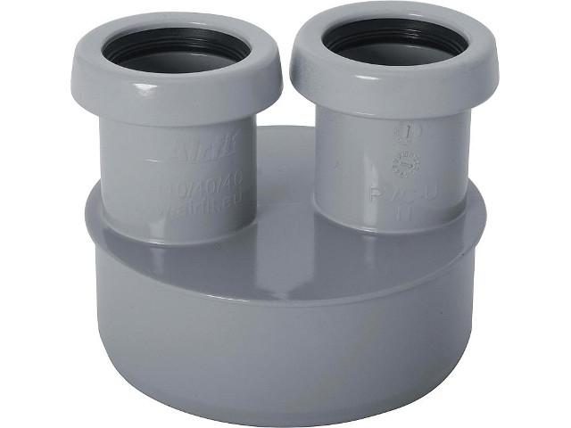 Abwasser-reduzierstück aus PVC DN 110 x 40 x 40 Abwasser-reduzierstück aus PVC DN 110 x 40 x 40