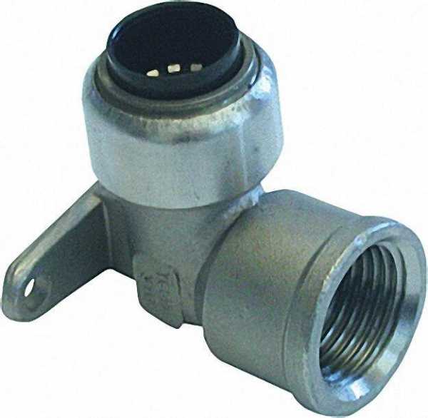 Edelstahl-Steckfitting Deckenwinkel (i/IG) 18x1/2''