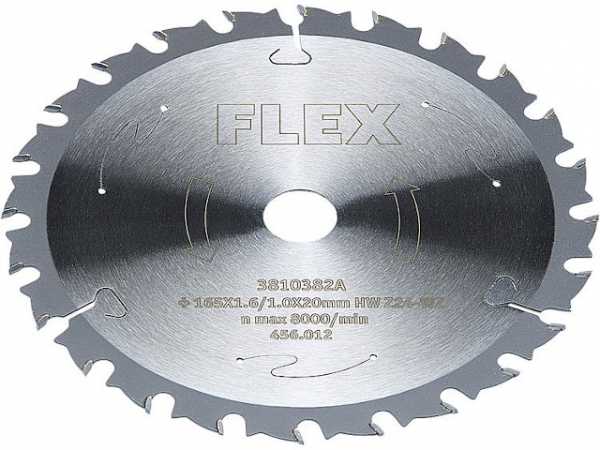 Kreissägeblatt FLEX D: 165x1,6x20mm