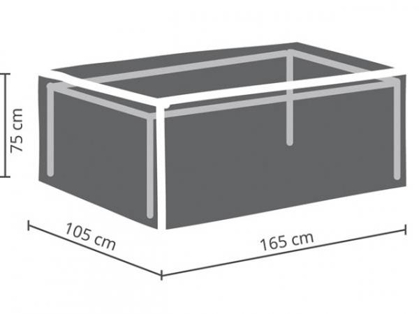 Schutzhülle für Gartentisch Max. 160 cm OCT160